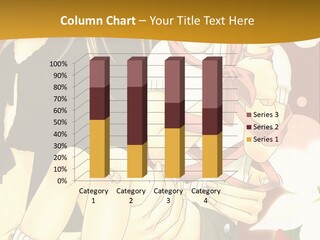 A Couple Of Anime Characters Sitting Next To Each Other PowerPoint Template