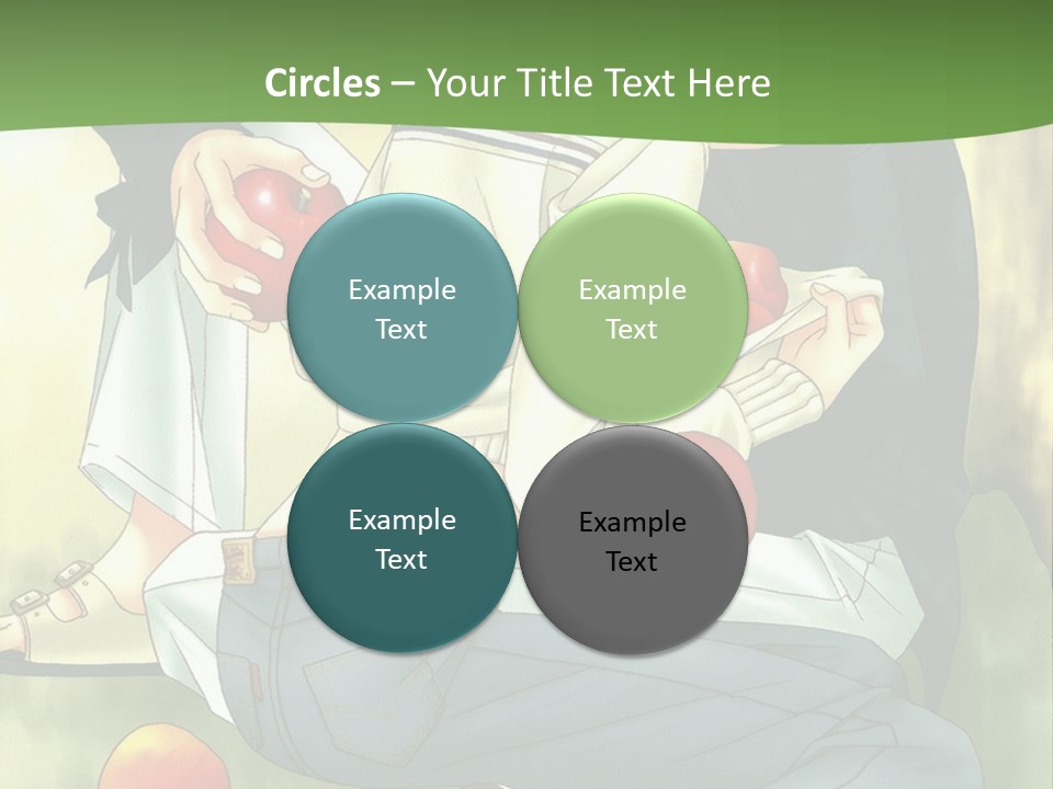 A Couple Of People Sitting Next To Each Other PowerPoint Template