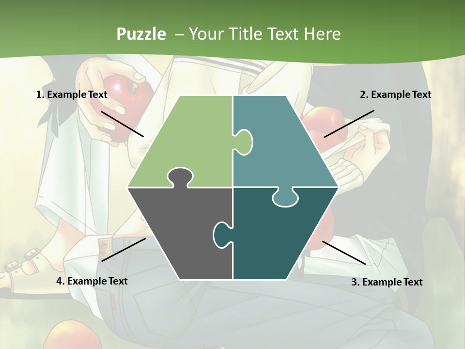 A Couple Of People Sitting Next To Each Other PowerPoint Template
