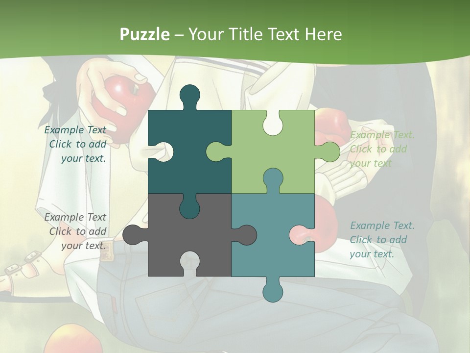 A Couple Of People Sitting Next To Each Other PowerPoint Template