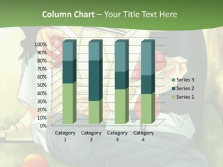 A Couple Of People Sitting Next To Each Other PowerPoint Template