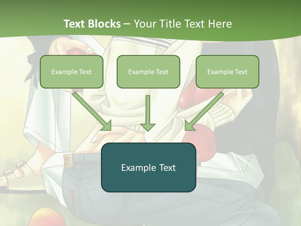 A Couple Of People Sitting Next To Each Other PowerPoint Template