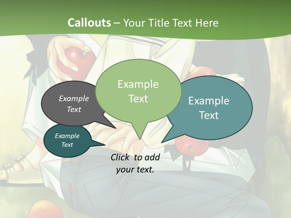 A Couple Of People Sitting Next To Each Other PowerPoint Template