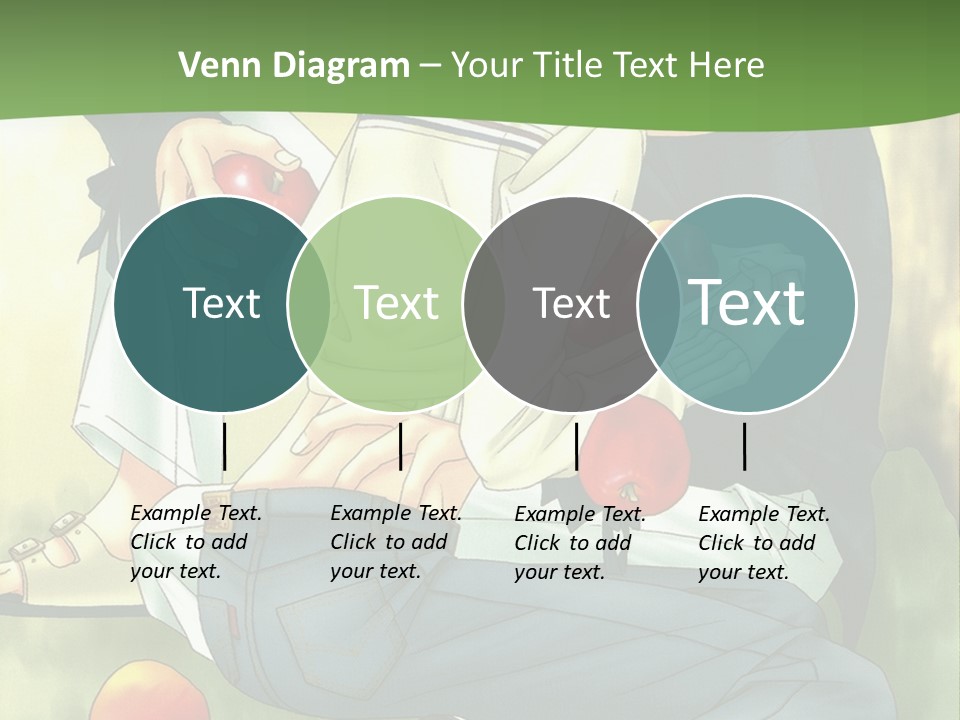 A Couple Of People Sitting Next To Each Other PowerPoint Template