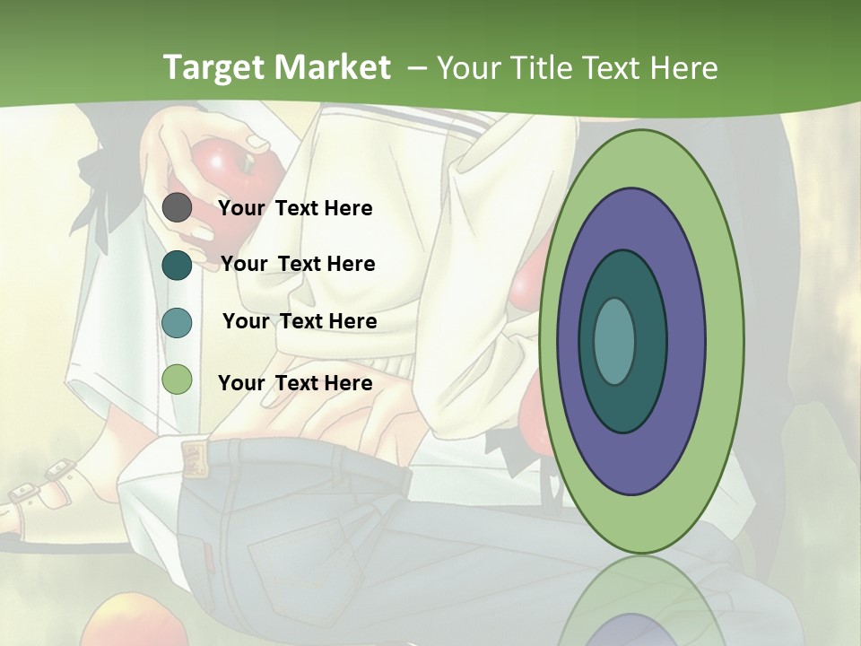 A Couple Of People Sitting Next To Each Other PowerPoint Template