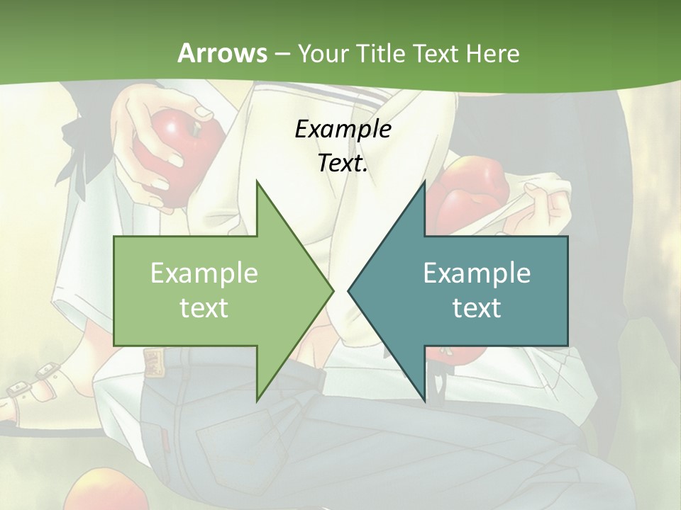 A Couple Of People Sitting Next To Each Other PowerPoint Template