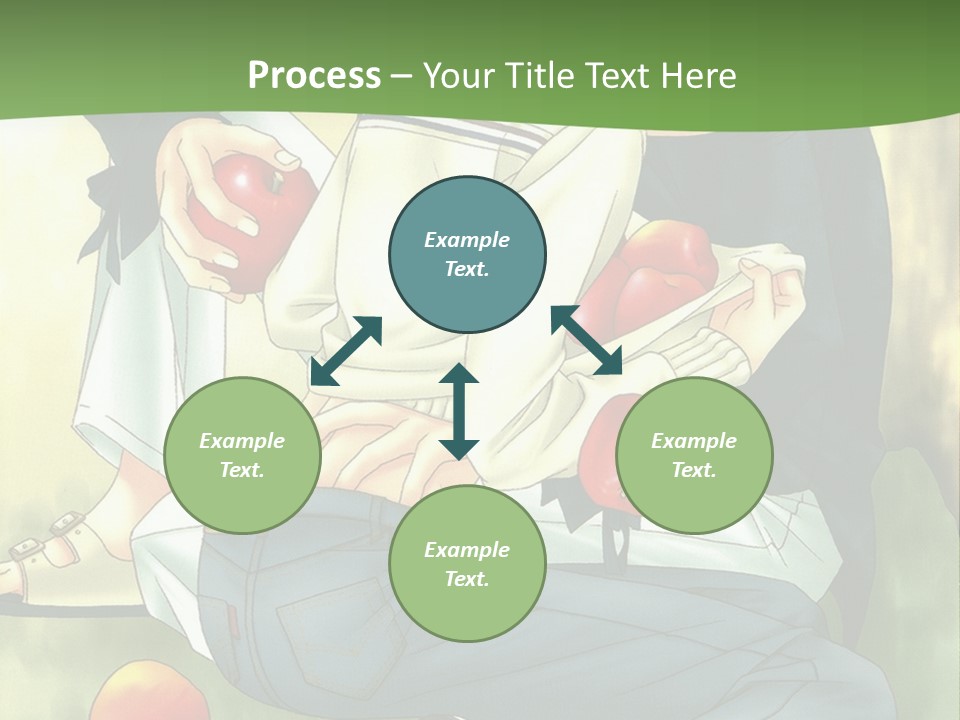 A Couple Of People Sitting Next To Each Other PowerPoint Template
