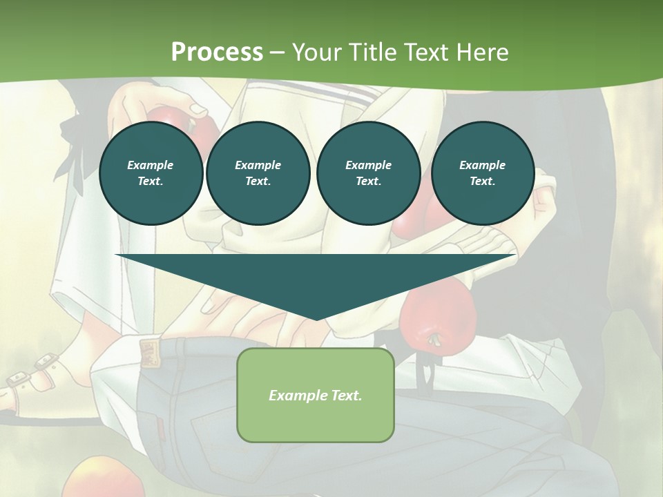 A Couple Of People Sitting Next To Each Other PowerPoint Template