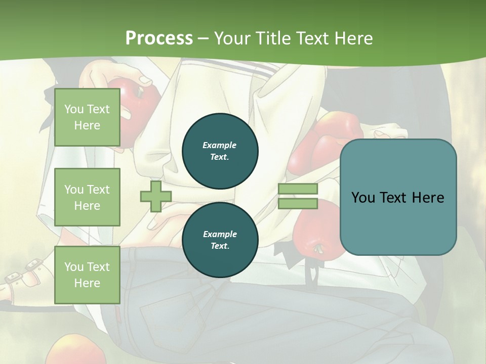 A Couple Of People Sitting Next To Each Other PowerPoint Template
