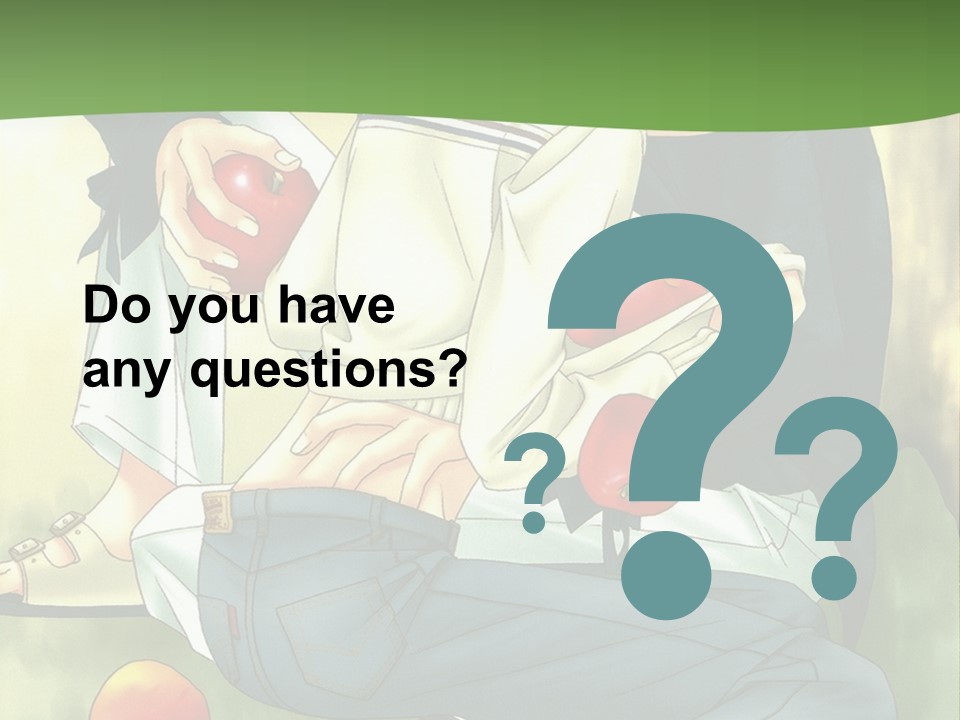 A Couple Of People Sitting Next To Each Other PowerPoint Template