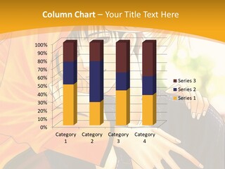 A Man And Woman Hugging In Front Of A Yellow Background PowerPoint Template