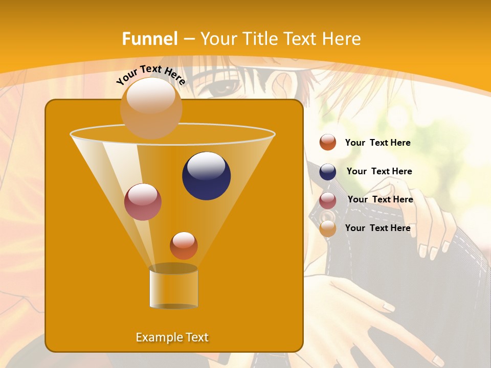 A Man And Woman Hugging In Front Of A Yellow Background PowerPoint Template