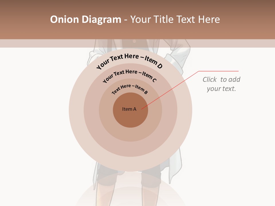 A Woman In A White Coat Is Standing With Her Hands On Her Hips PowerPoint Template