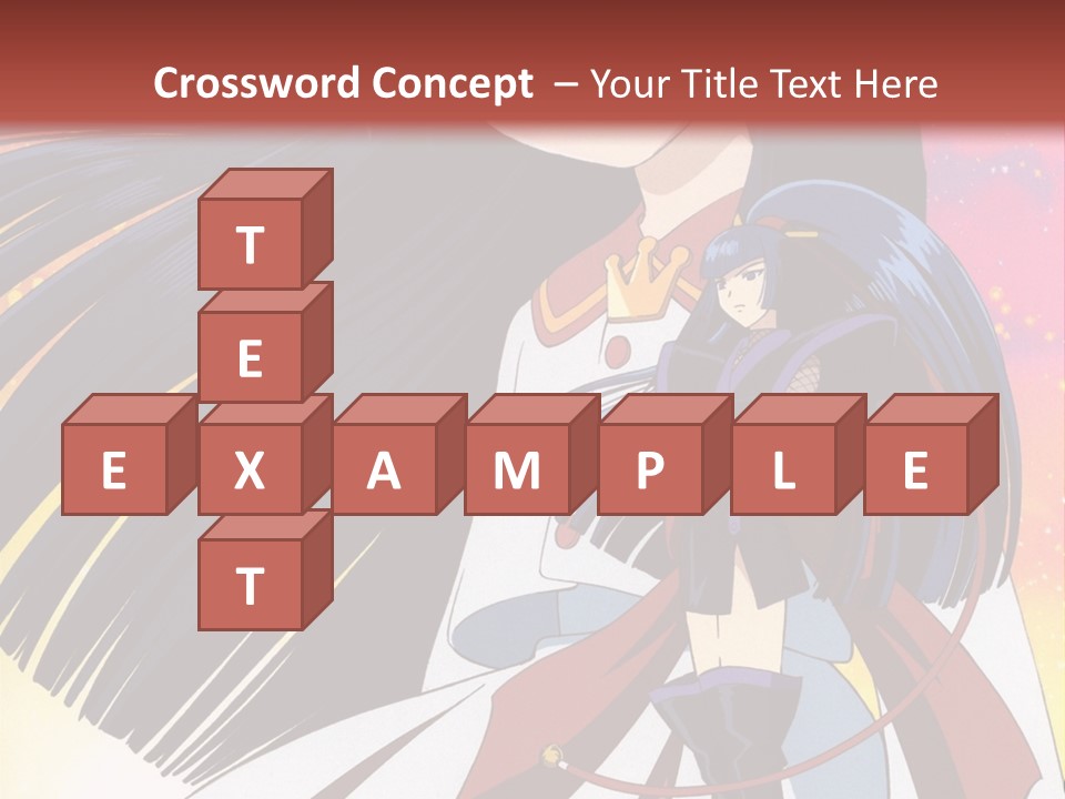 A Girl With Long Black Hair And A Red Hat Is Standing In Front Of A PowerPoint Template