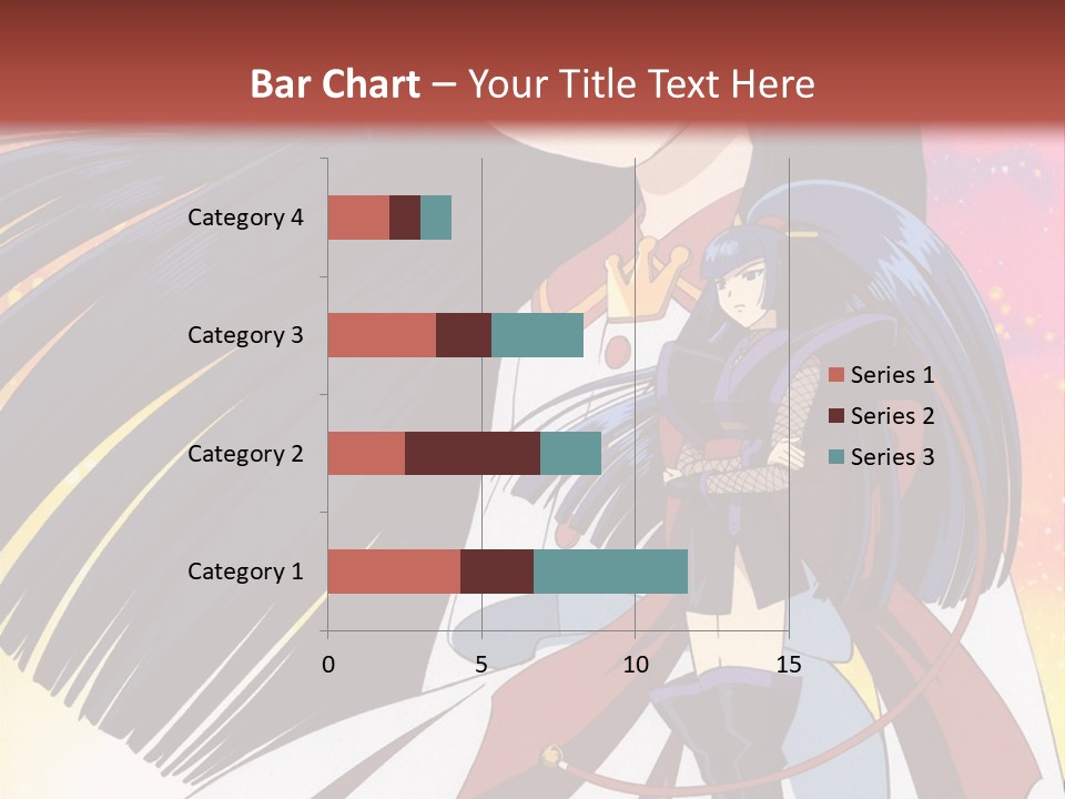 A Girl With Long Black Hair And A Red Hat Is Standing In Front Of A PowerPoint Template