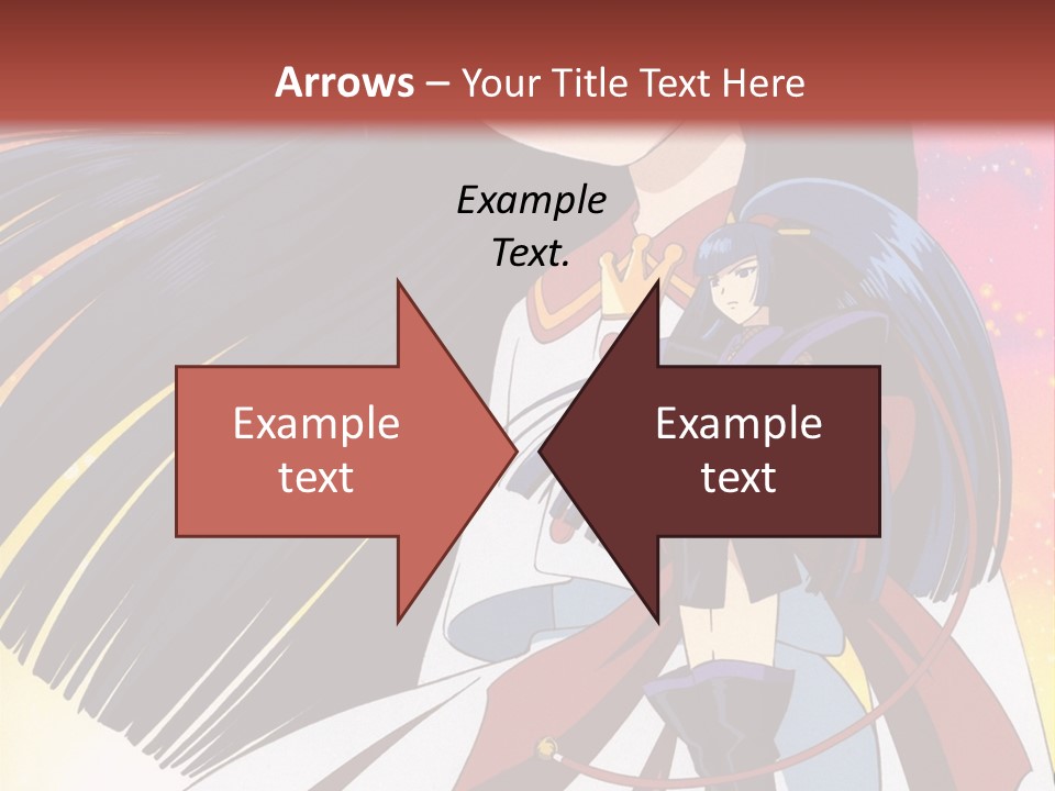 A Girl With Long Black Hair And A Red Hat Is Standing In Front Of A PowerPoint Template