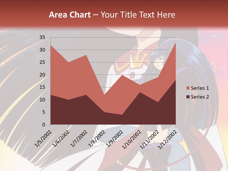 A Girl With Long Black Hair And A Red Hat Is Standing In Front Of A PowerPoint Template