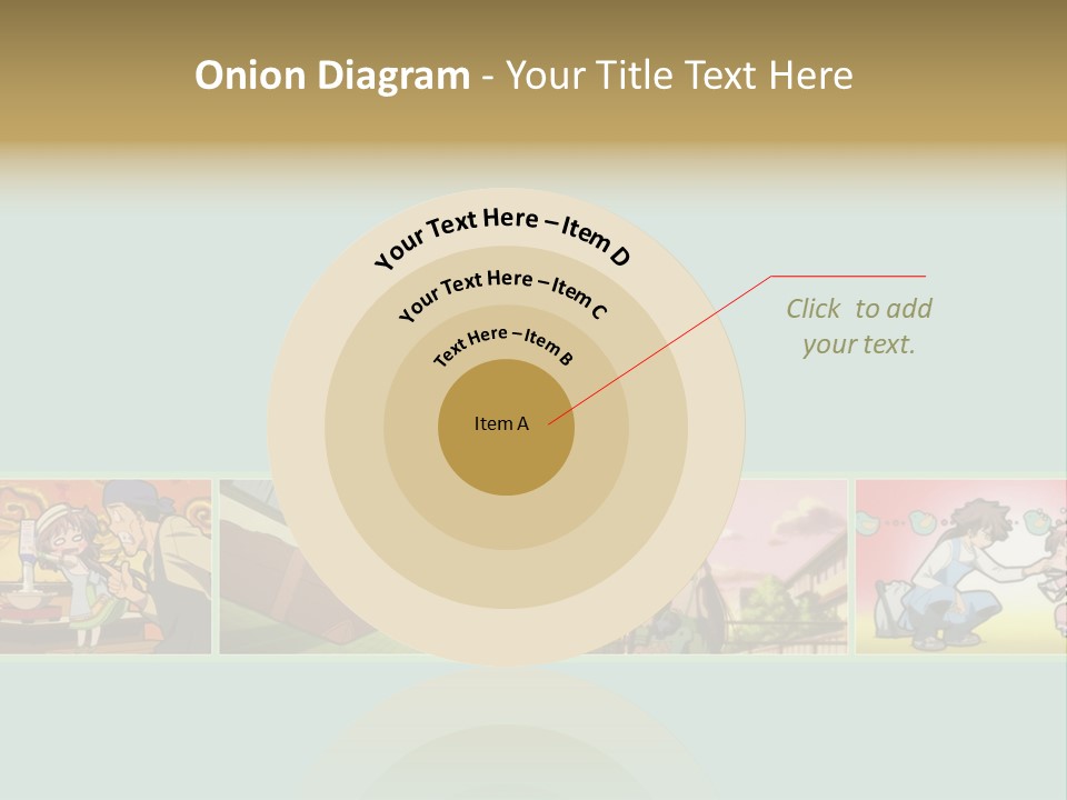 A Group Of Anime Characters With A Blue Background PowerPoint Template