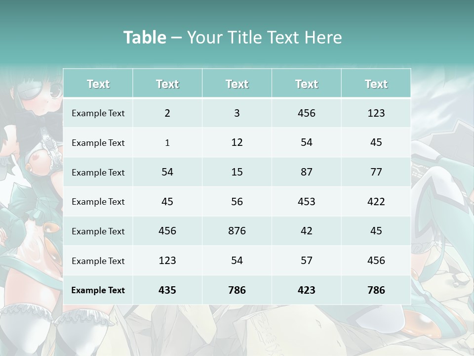 A Woman In A Green Dress Is Standing Next To A Robot PowerPoint Template