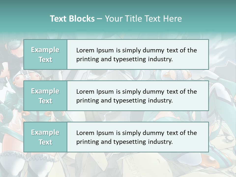 A Woman In A Green Dress Is Standing Next To A Robot PowerPoint Template