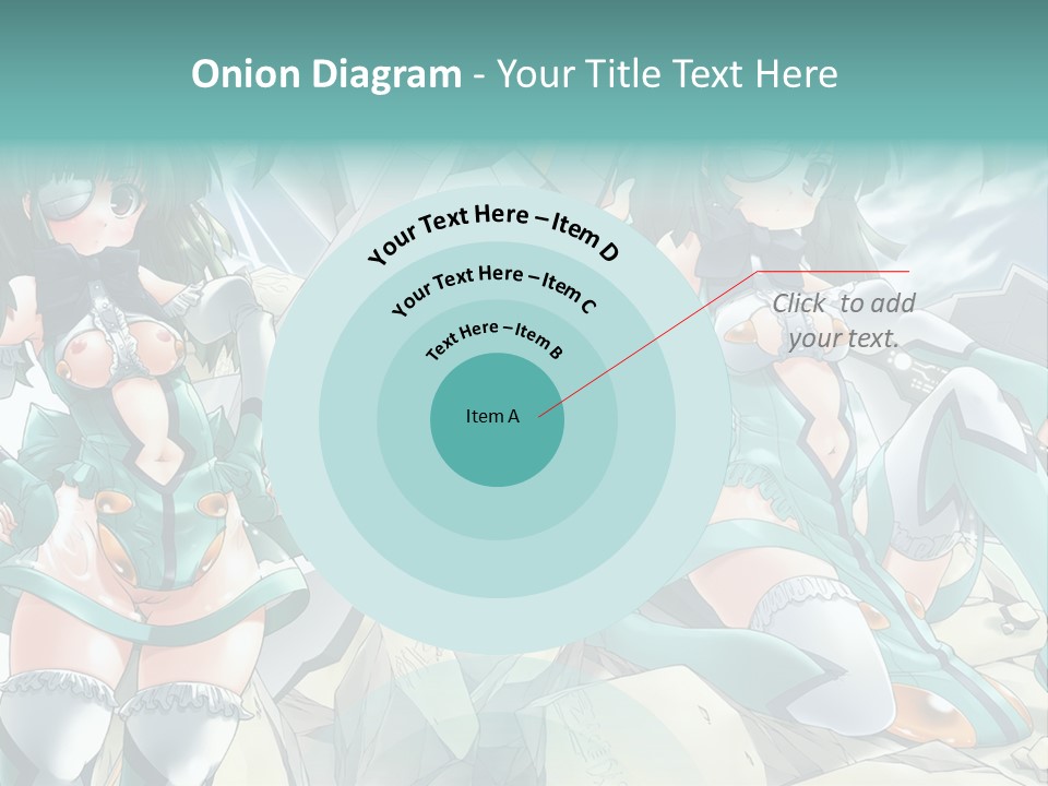 A Woman In A Green Dress Is Standing Next To A Robot PowerPoint Template