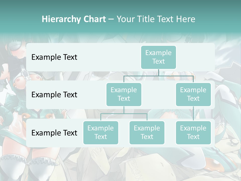 A Woman In A Green Dress Is Standing Next To A Robot PowerPoint Template