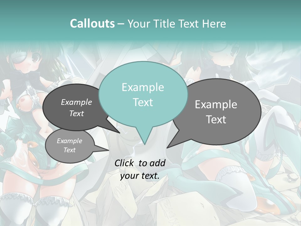 A Woman In A Green Dress Is Standing Next To A Robot PowerPoint Template