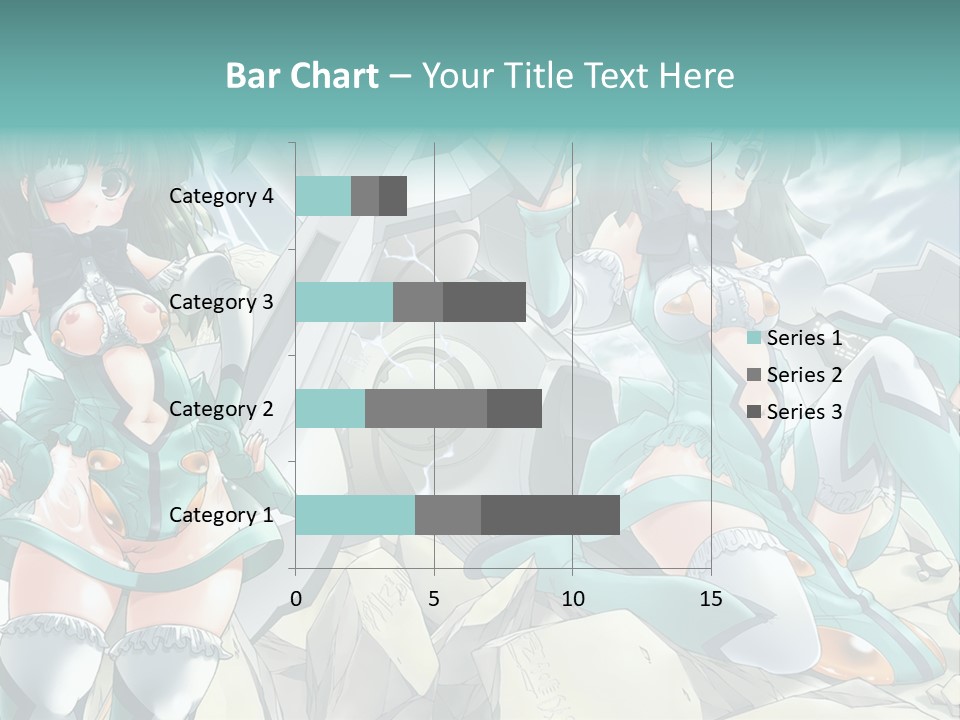 A Woman In A Green Dress Is Standing Next To A Robot PowerPoint Template