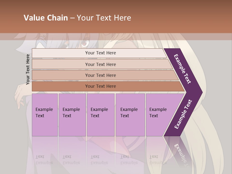 A Couple Of Anime Characters Hugging Each Other PowerPoint Template