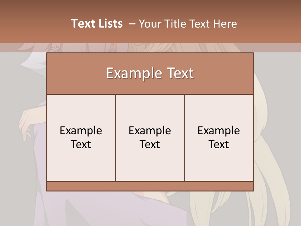 A Couple Of Anime Characters Hugging Each Other PowerPoint Template