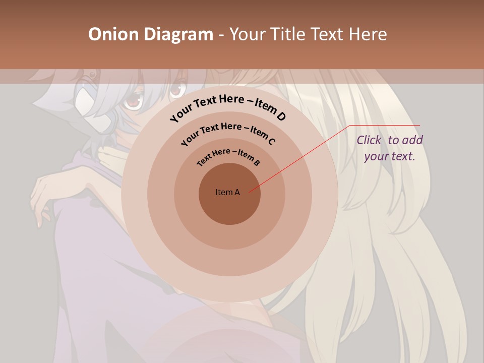 A Couple Of Anime Characters Hugging Each Other PowerPoint Template