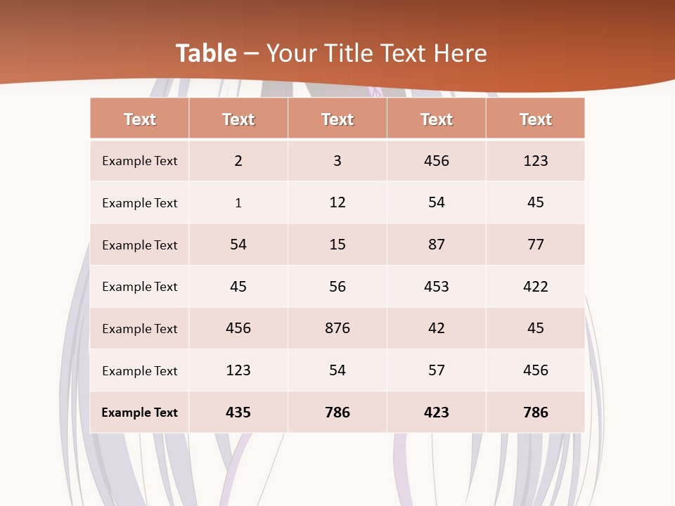 A Girl In A Purple Dress With Long White Hair PowerPoint Template