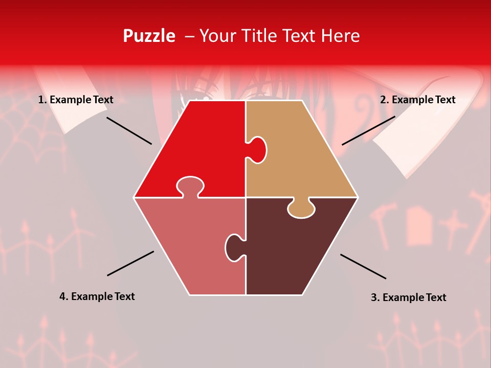 A Woman With Red Hair Is Holding Her Hands Behind Her Head PowerPoint Template