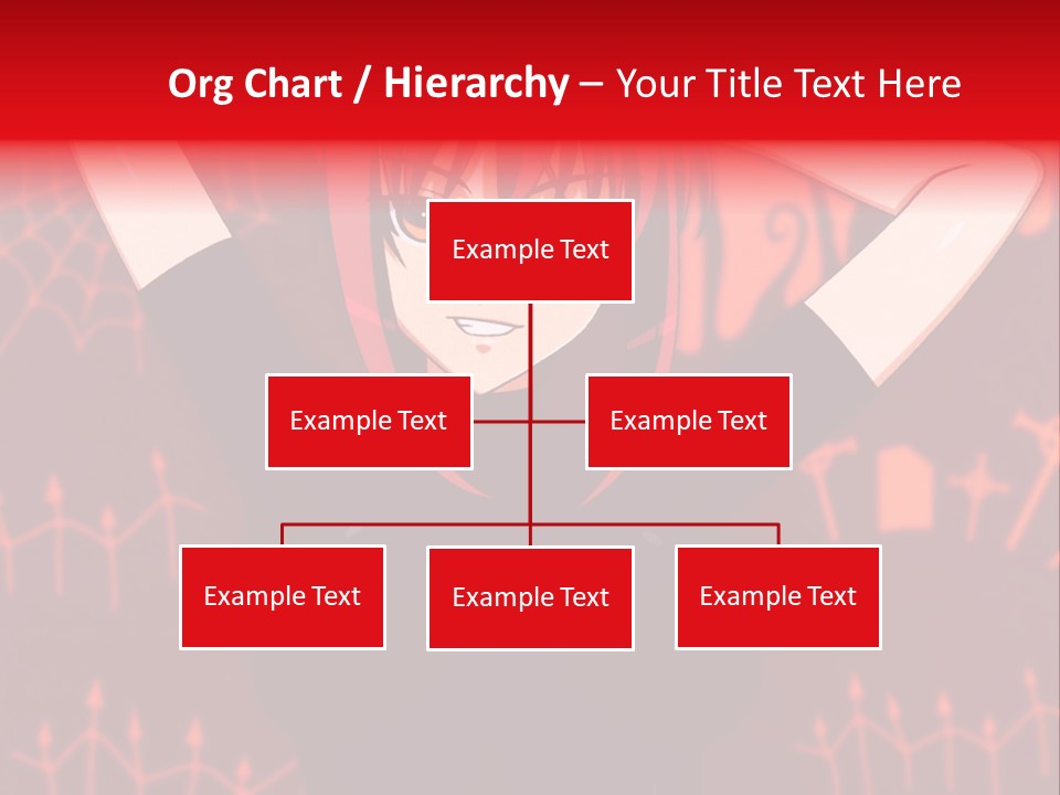 A Woman With Red Hair Is Holding Her Hands Behind Her Head PowerPoint Template