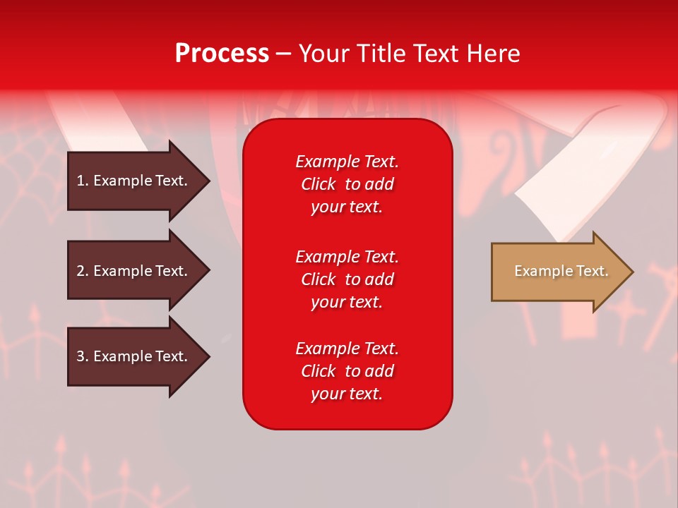 A Woman With Red Hair Is Holding Her Hands Behind Her Head PowerPoint Template