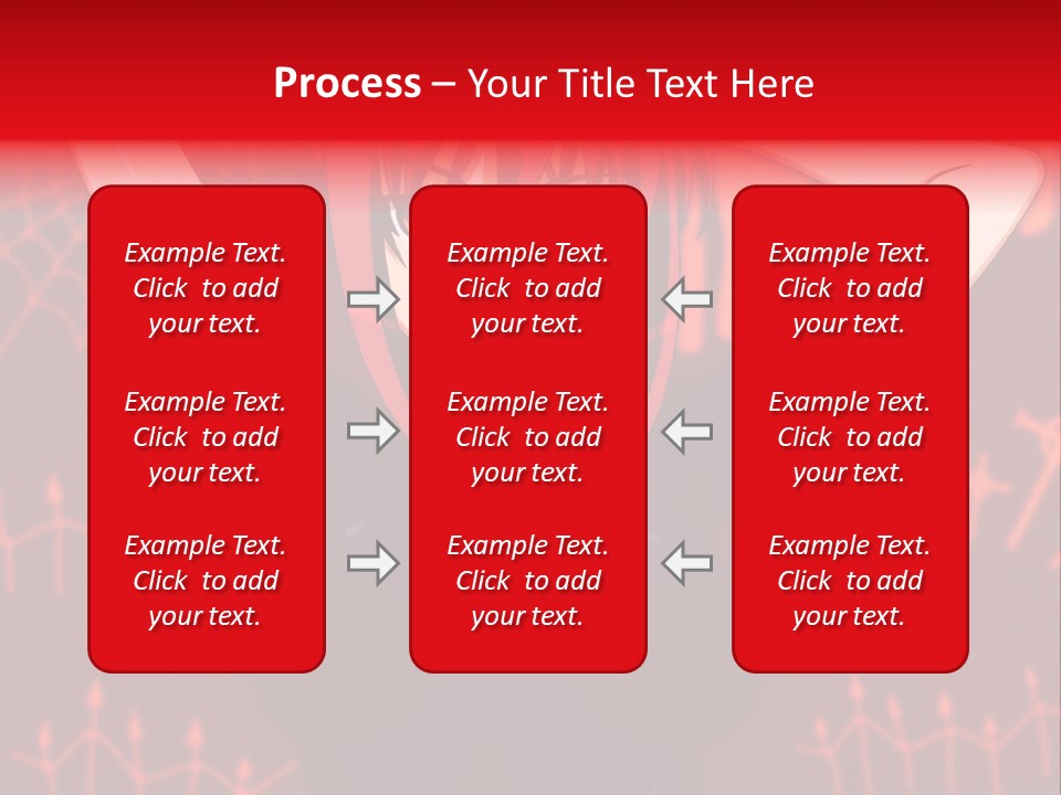 A Woman With Red Hair Is Holding Her Hands Behind Her Head PowerPoint Template
