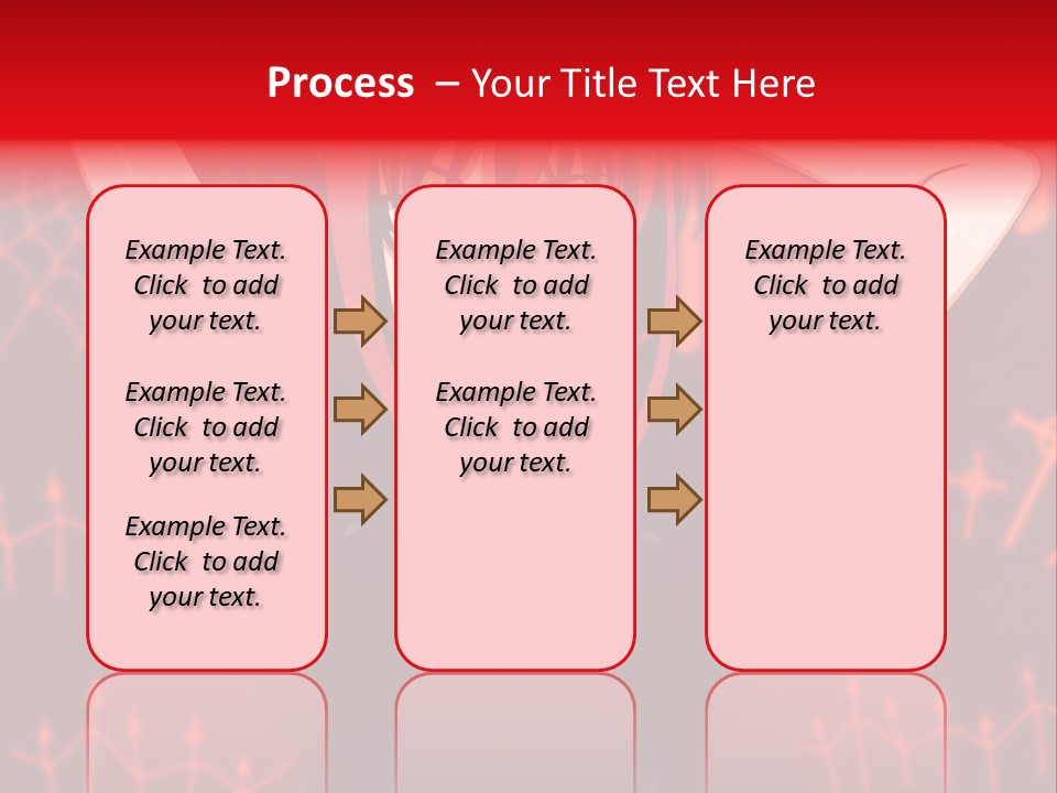 A Woman With Red Hair Is Holding Her Hands Behind Her Head PowerPoint Template