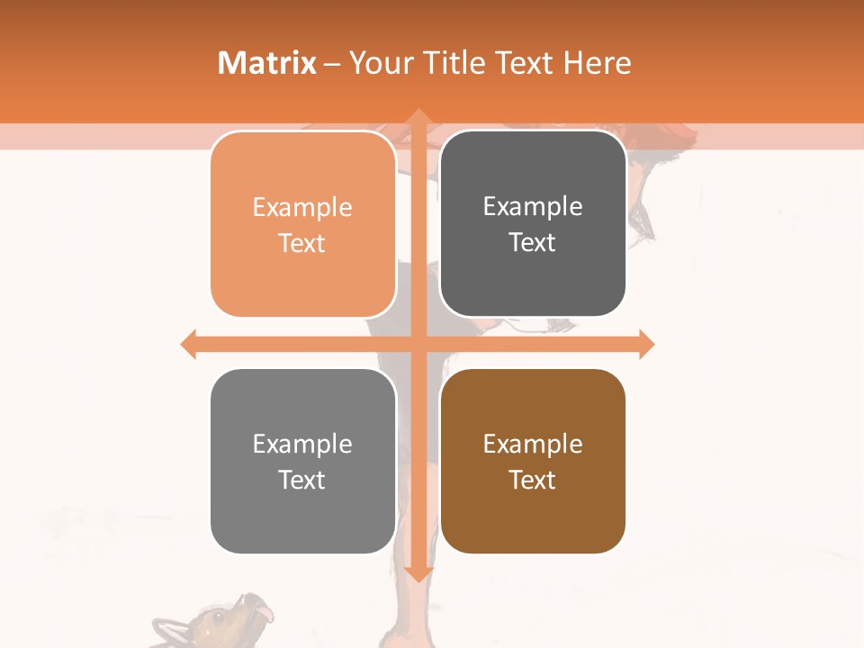 A Person Doing Yoga With A Dog On The Ground PowerPoint Template