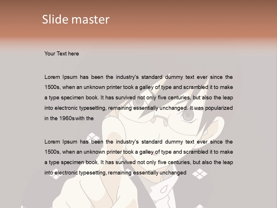 A Young Man With Black Hair And Glasses Is Looking At The Camera PowerPoint Template