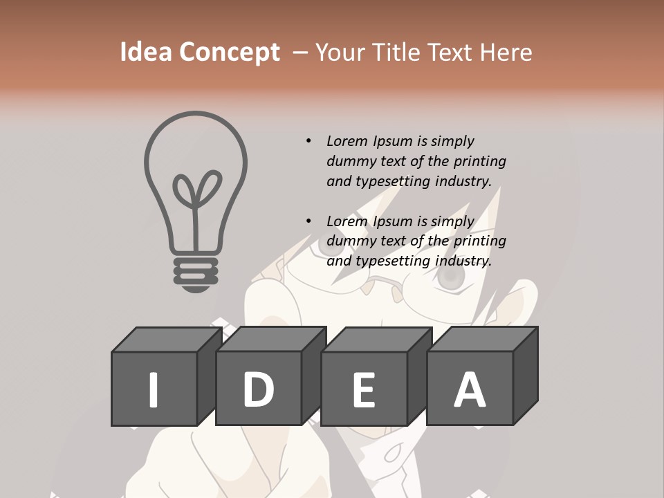 A Young Man With Black Hair And Glasses Is Looking At The Camera PowerPoint Template