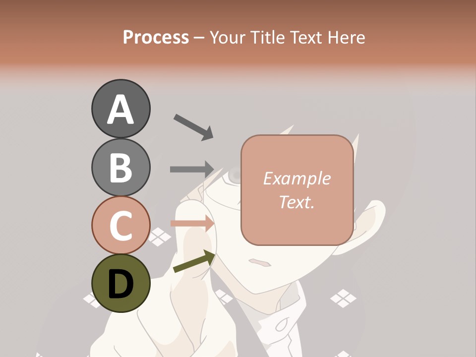 A Young Man With Black Hair And Glasses Is Looking At The Camera PowerPoint Template