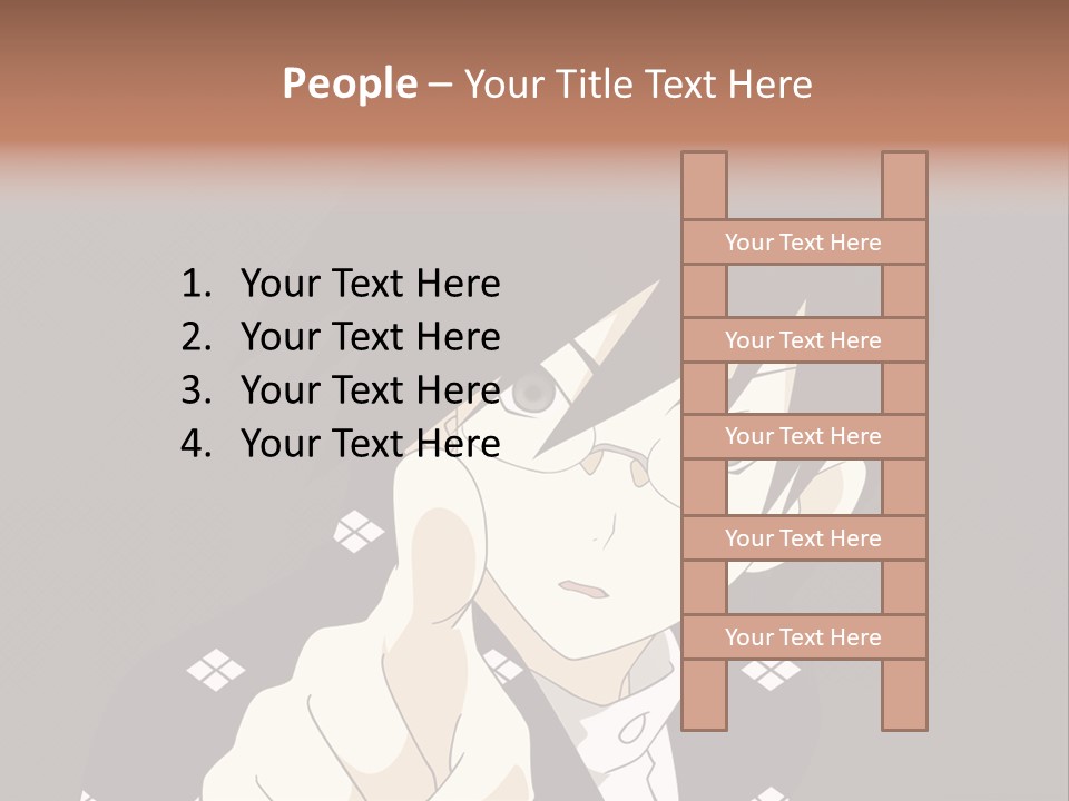 A Young Man With Black Hair And Glasses Is Looking At The Camera PowerPoint Template