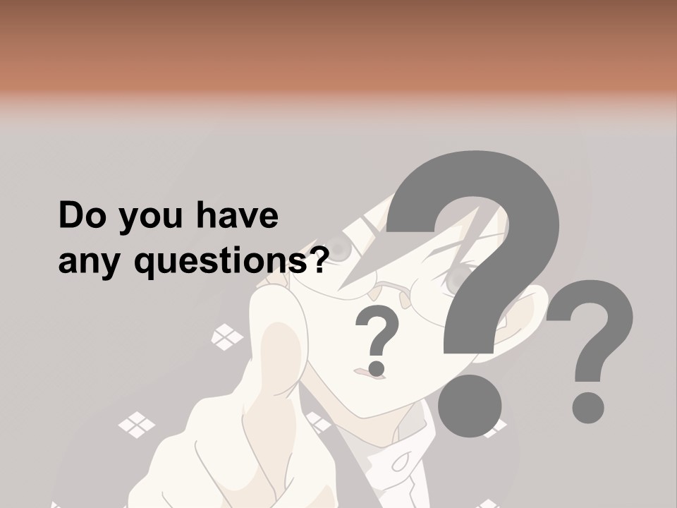 A Young Man With Black Hair And Glasses Is Looking At The Camera PowerPoint Template