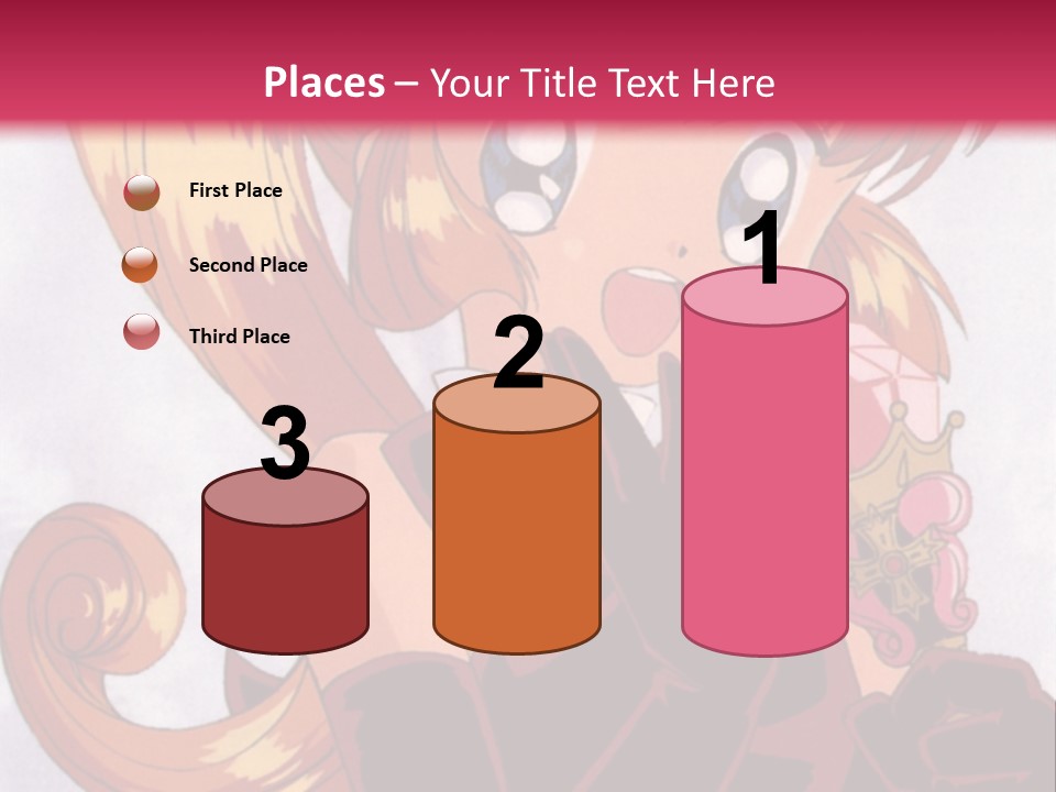 A Woman In A Pink Dress Holding A Rose PowerPoint Template