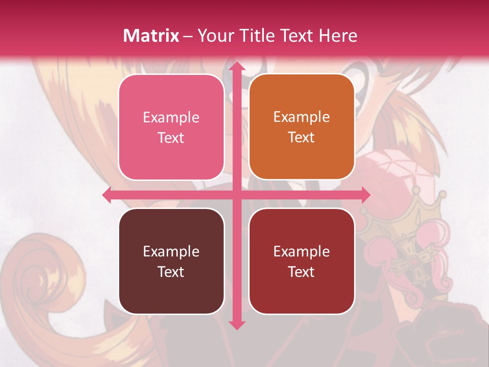 A Woman In A Pink Dress Holding A Rose PowerPoint Template