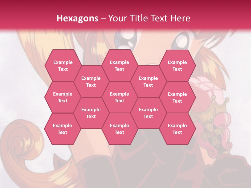 A Woman In A Pink Dress Holding A Rose PowerPoint Template