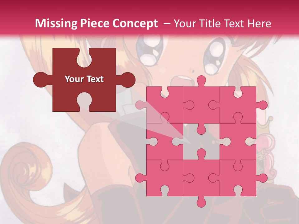 A Woman In A Pink Dress Holding A Rose PowerPoint Template