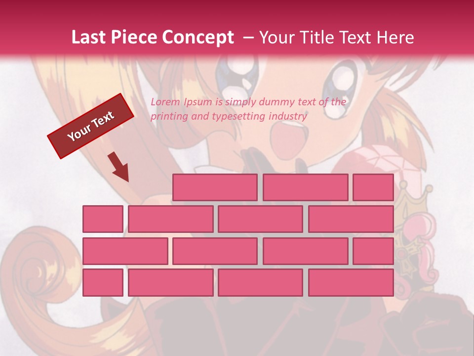 A Woman In A Pink Dress Holding A Rose PowerPoint Template