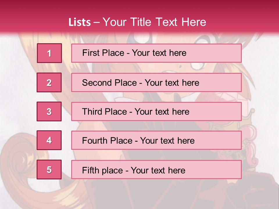 A Woman In A Pink Dress Holding A Rose PowerPoint Template