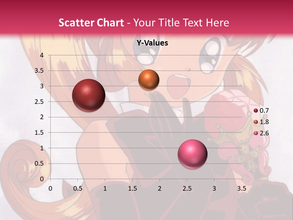 A Woman In A Pink Dress Holding A Rose PowerPoint Template